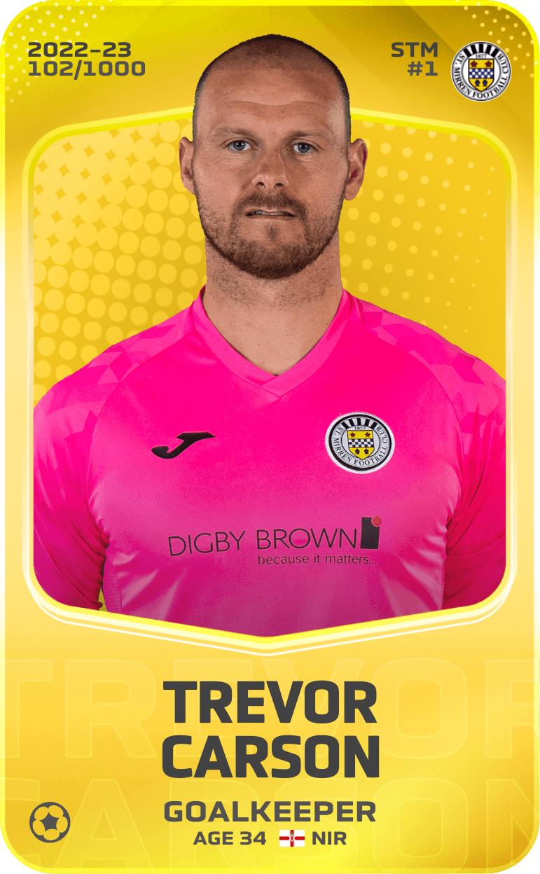 Trevor Carson 2022-23 • Limited 102/1000