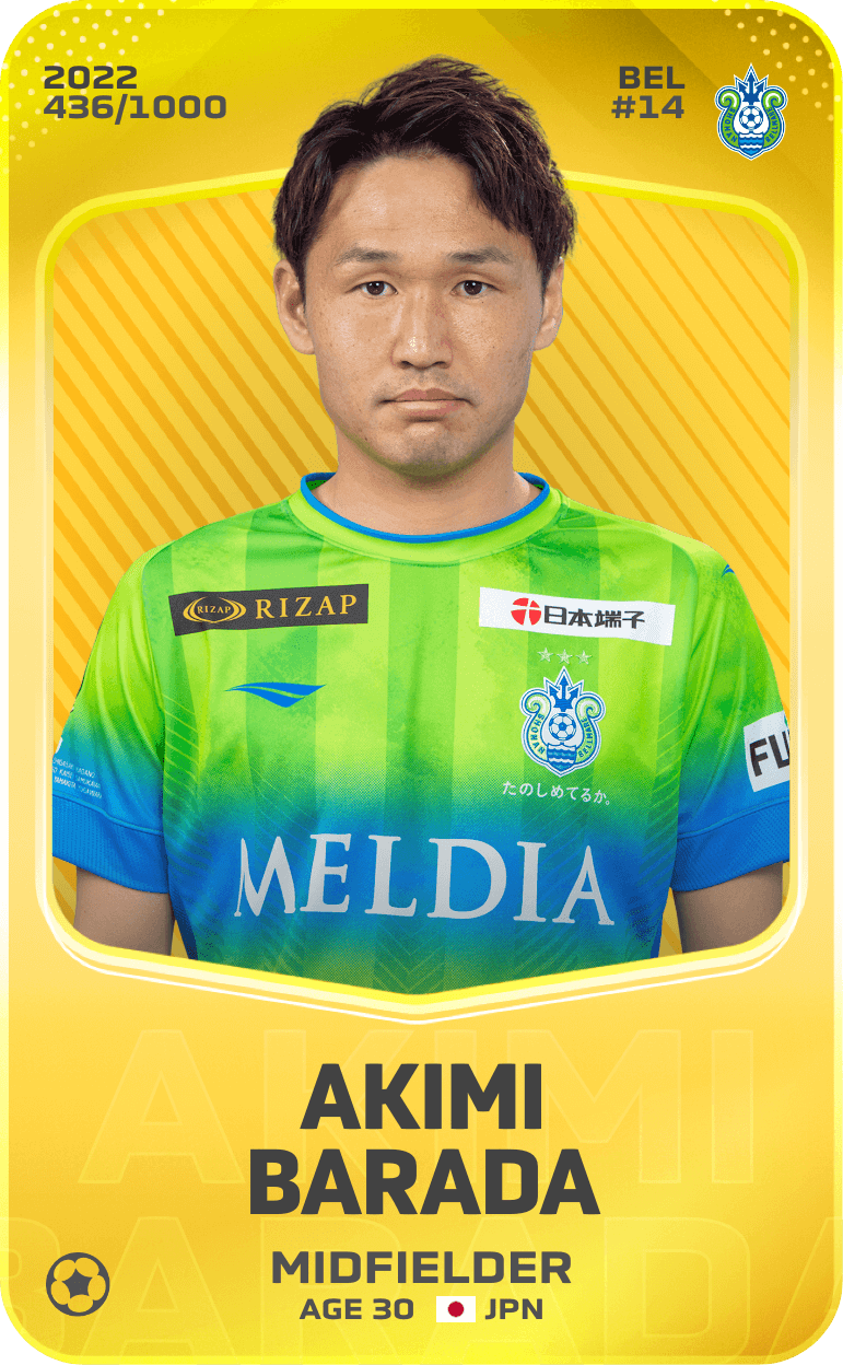 Akimi Barada 2022-23 • Limited 436/1000