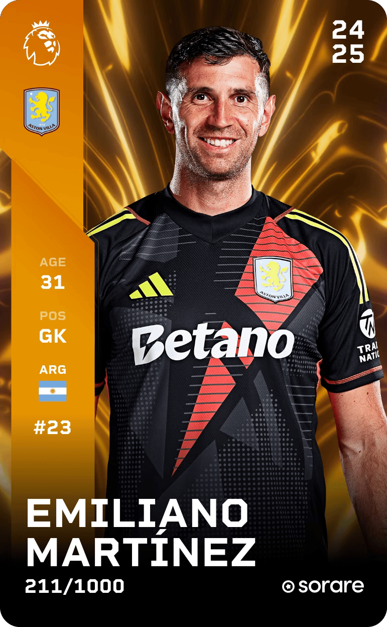 Emiliano Martínez 2024-25 • Limited 211/1000