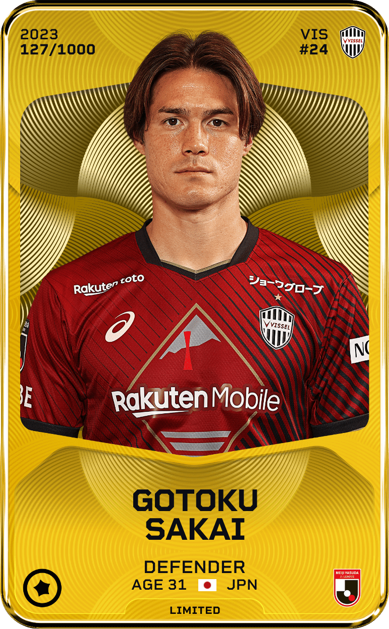 Gotoku Sakai 2023-24 • Limited 127/1000