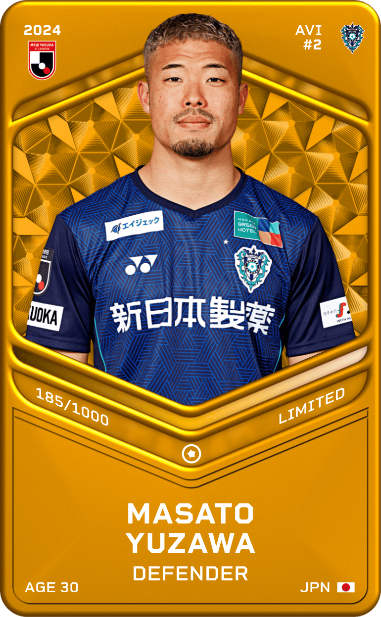 Masato Yuzawa 2024-25 • Limited 185/1000
