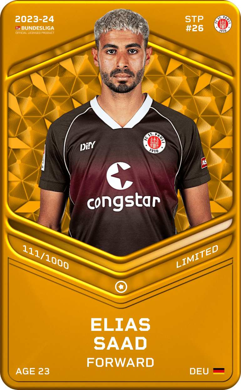 Elias Saad 2023-24 • Limited 111/1000