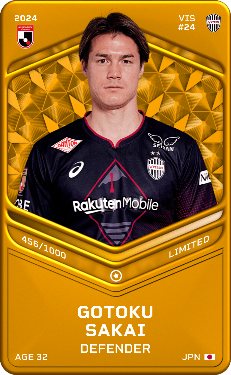 Gotoku Sakai 2024-25 • Limited 456/1000