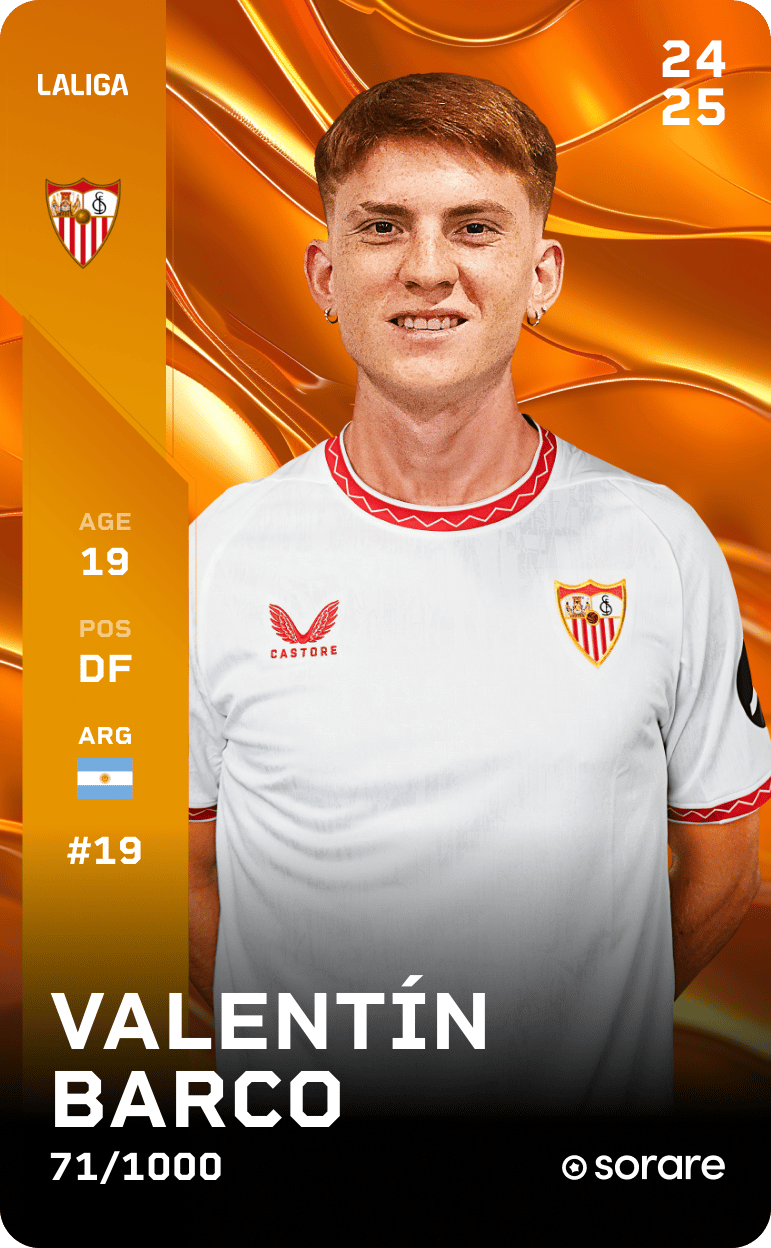 Valentín Barco 2024-25 • Limited 71/1000