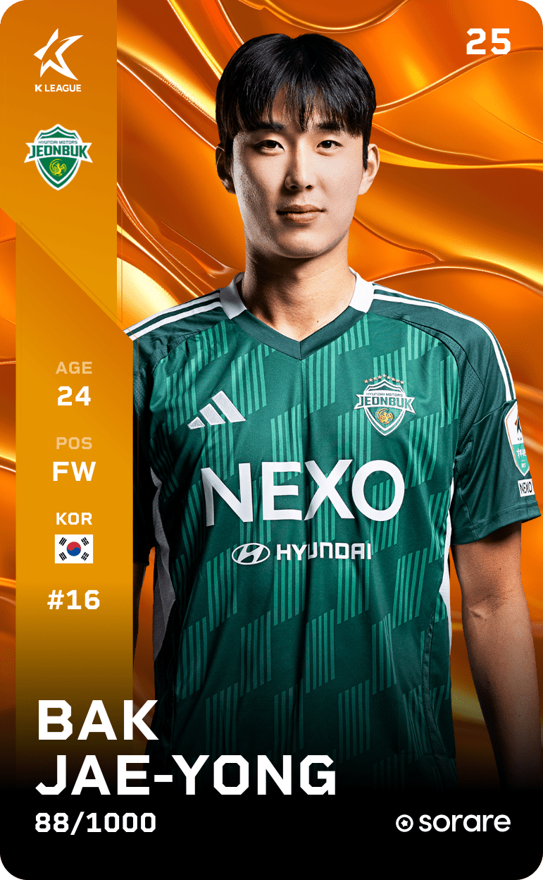 Bak Jae-Yong  2025-26 • Limited 88/1000