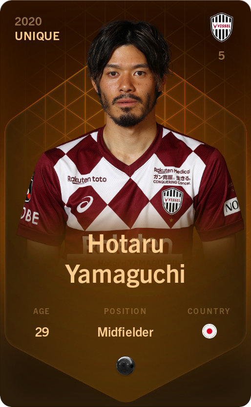 Sorare - Sorare Official - Hotaru Yamaguchi 2020-21 • Unique - NFT # 77871785867479840374273388081491930572509497740206605684144047617566065667695