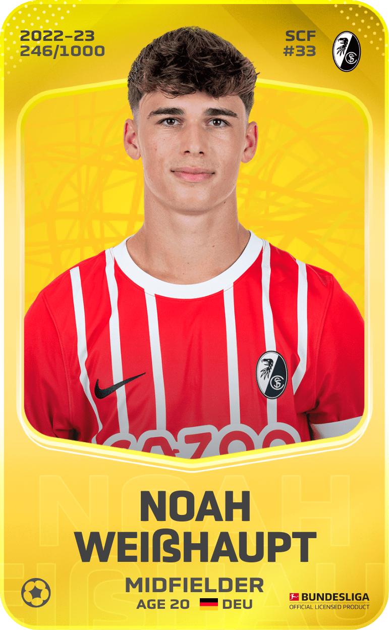 Noah Weißhaupt 2022-23 • Limited 246/1000