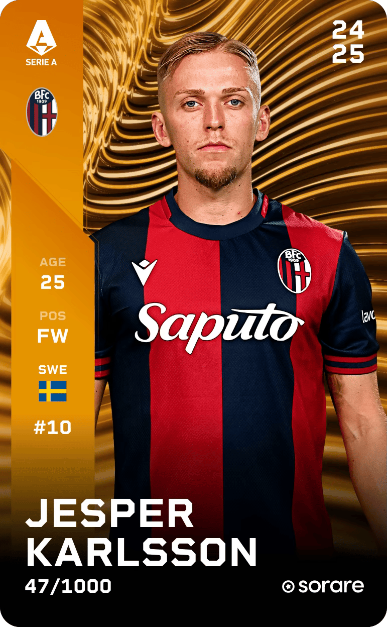 Jesper Karlsson 2024-25 • Limited 47/1000
