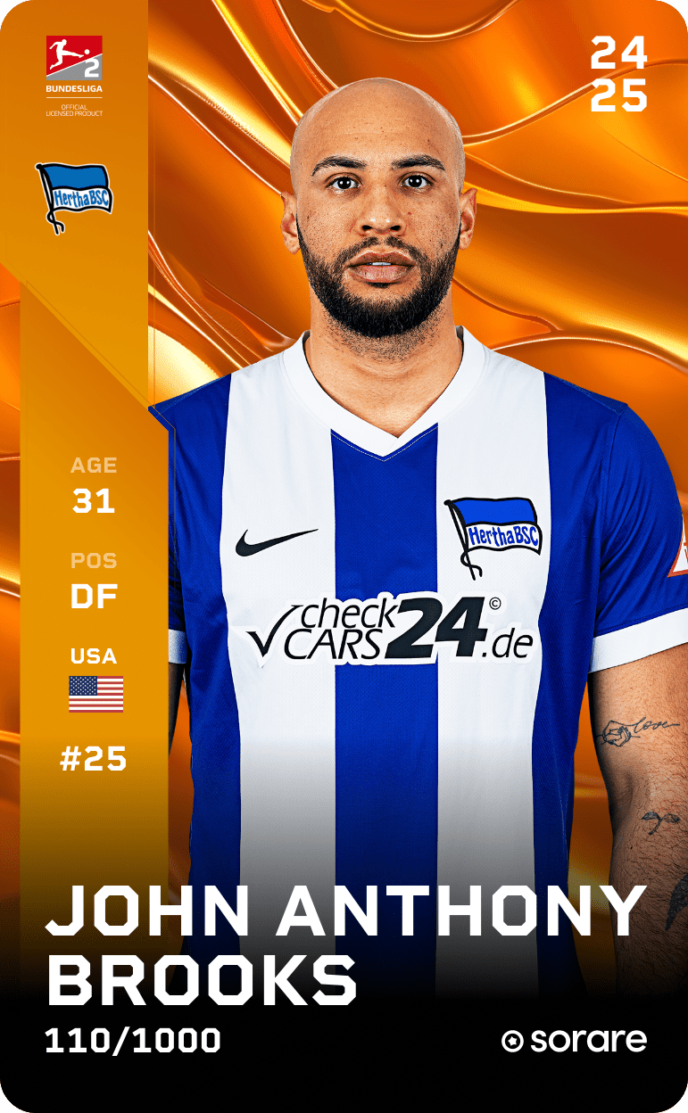 John Anthony Brooks 2024-25 • Limited 110/1000