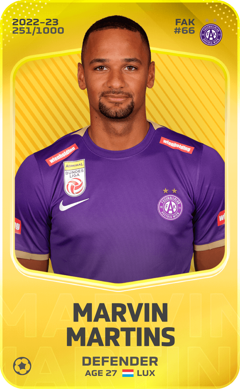 Marvin Martins 2022-23 • Limited 251/1000