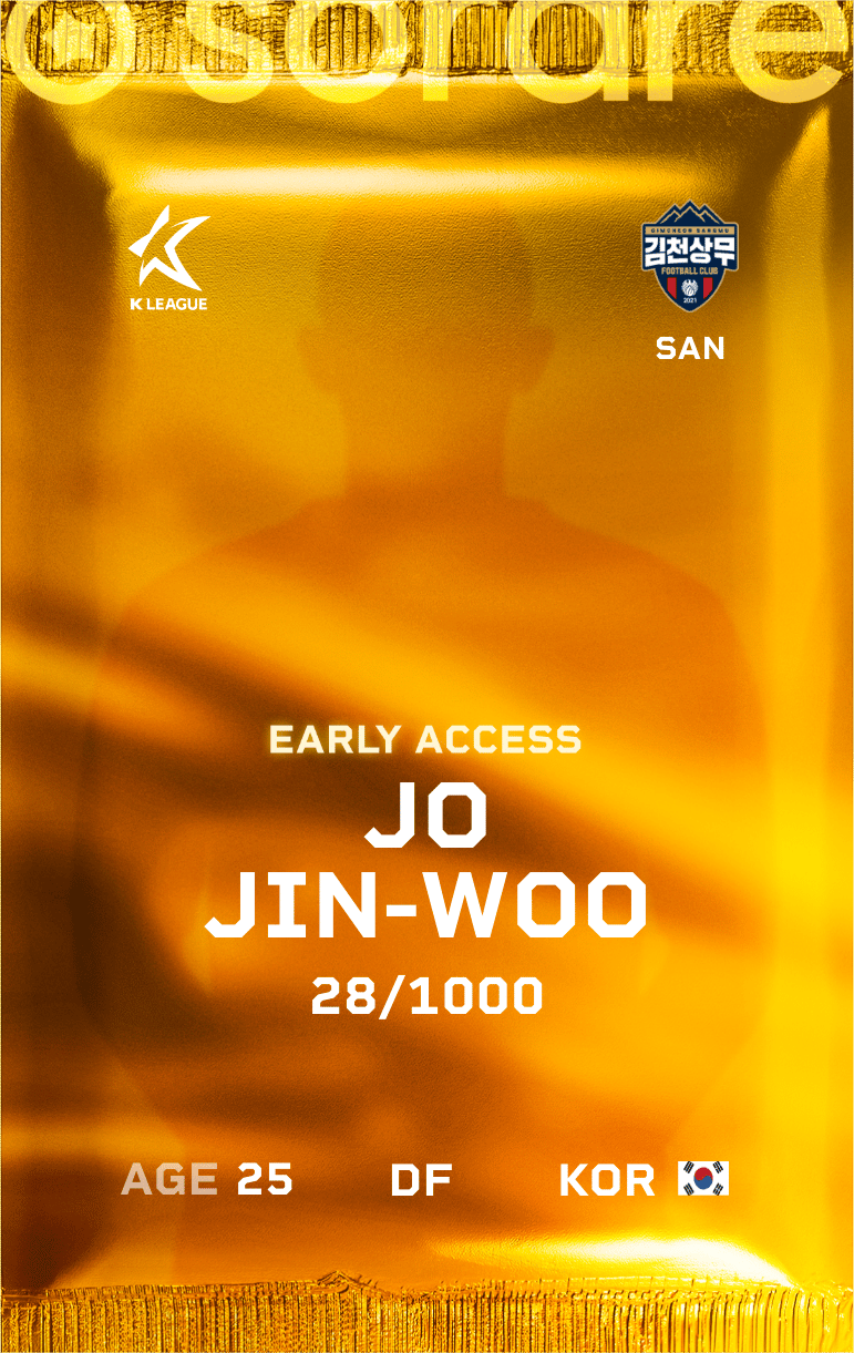 Jo Jin-woo 2025-26 • Limited 28/1000