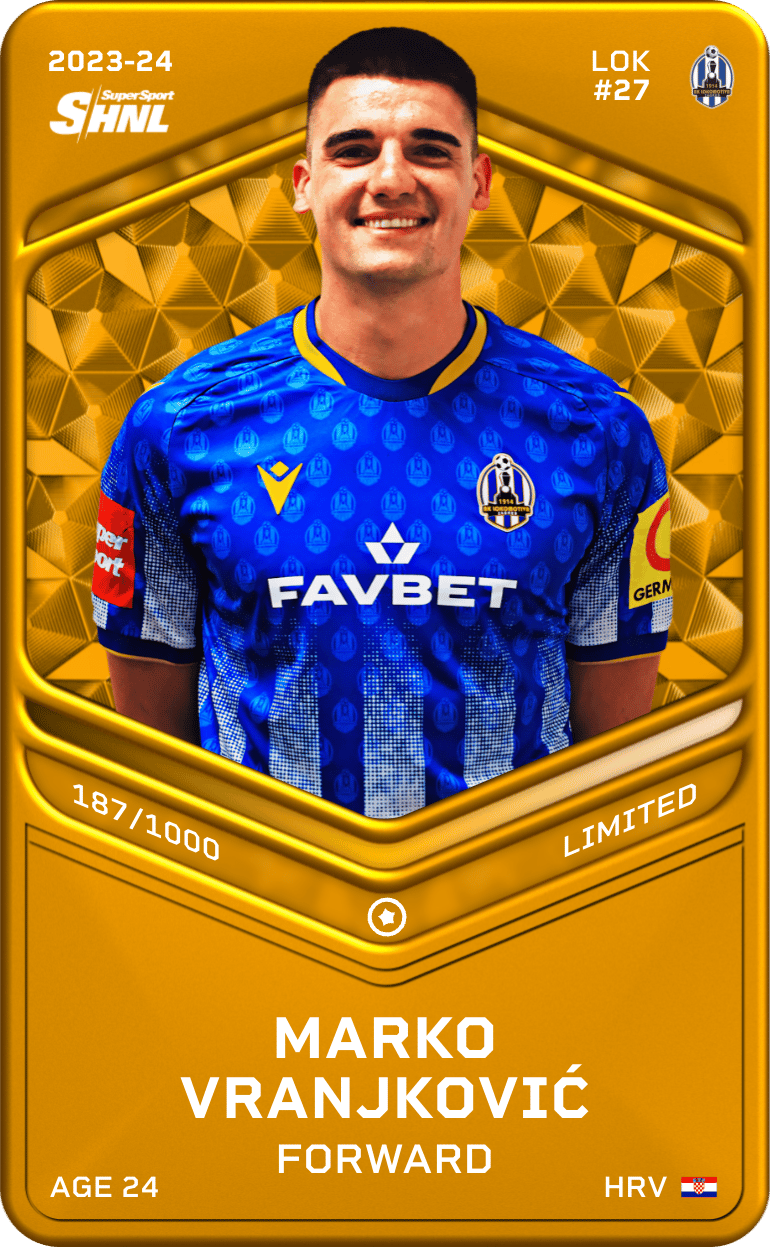 Marko Vranjković 2023-24 • Limited 187/1000