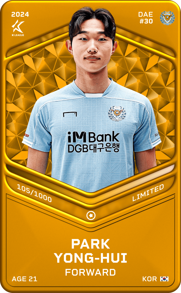 Park Yong-Hui 2024-25 • Limited 105/1000