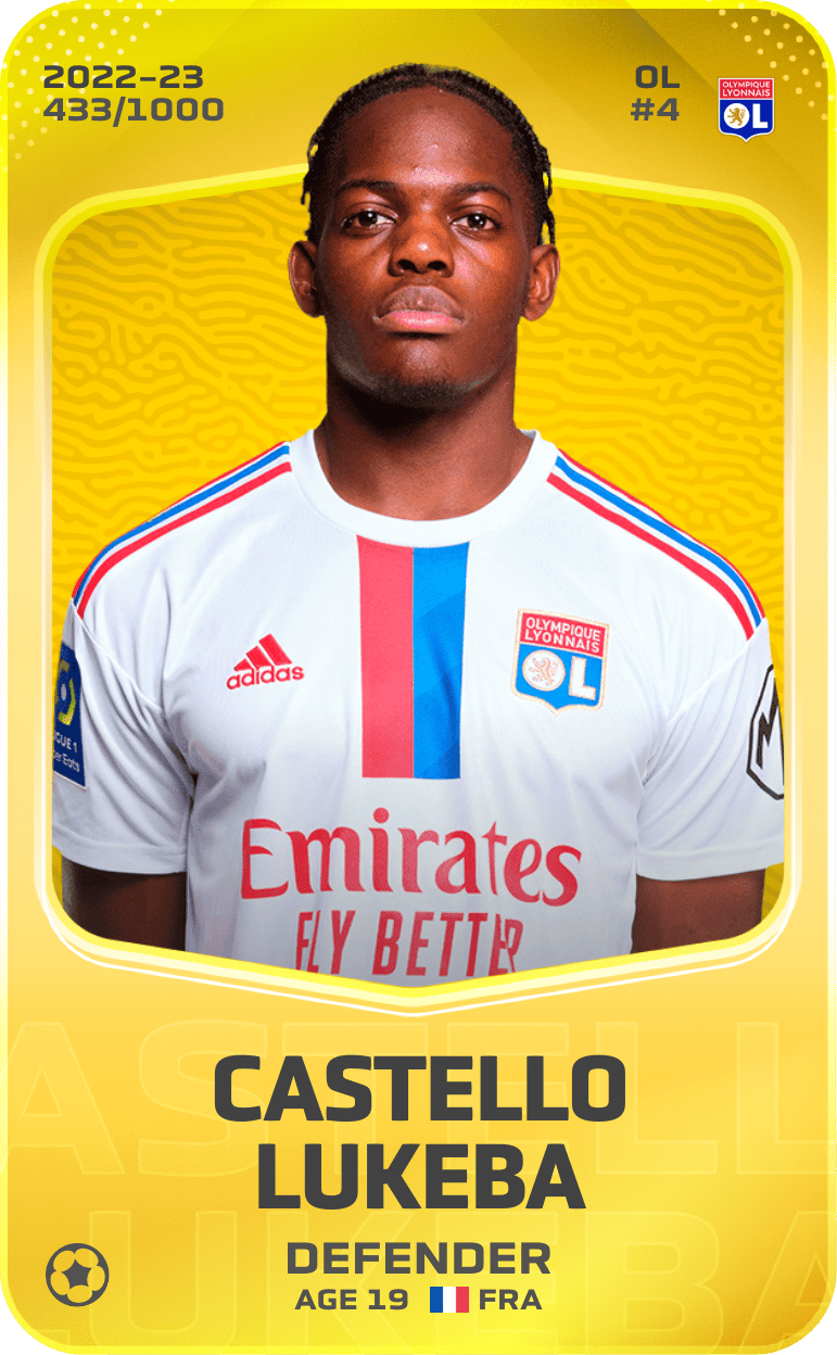 Castello Lukeba 2022-23 • Limited 433/1000