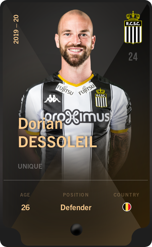 Sorare - Sorare Official - Dorian Dessoleil 2019-20 • Unique - NFT # 52442243734872259960883405979590875296314432993538747610020294640984262493560