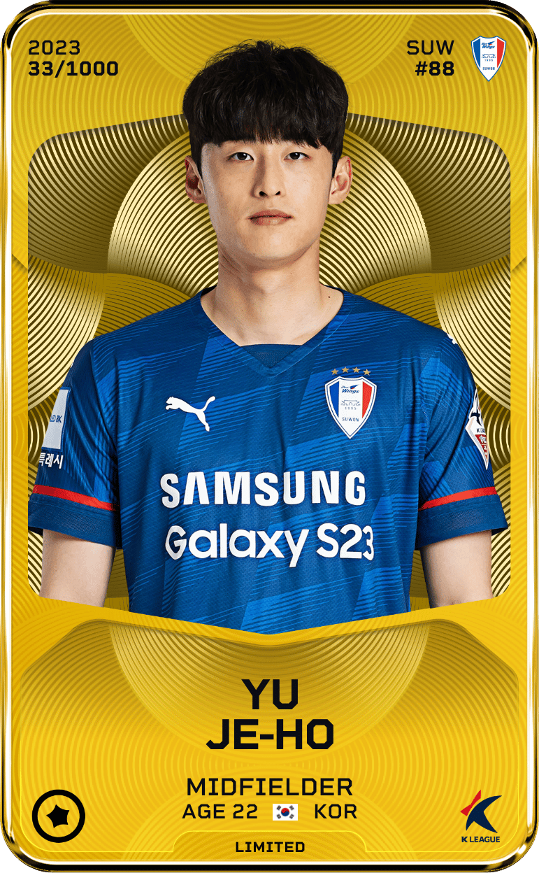 Yu Je-Ho 2023-24 • Limited 33/1000