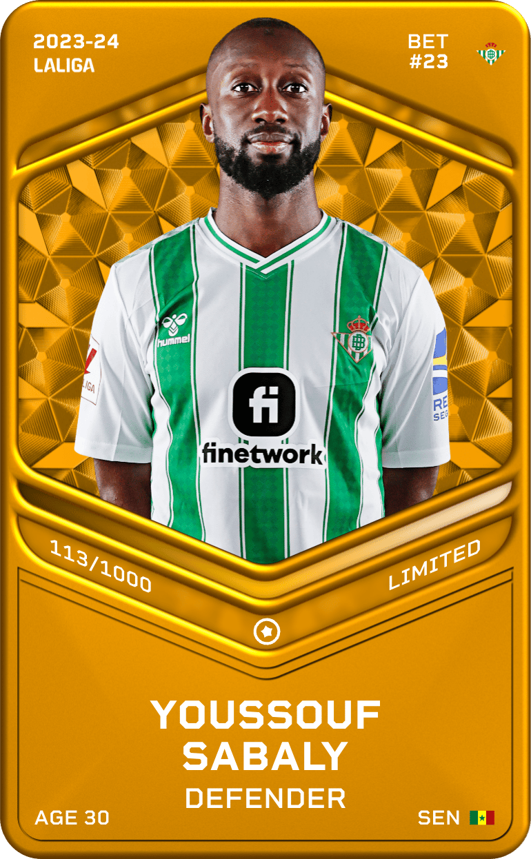 Youssouf Sabaly 2023-24 • Limited 113/1000
