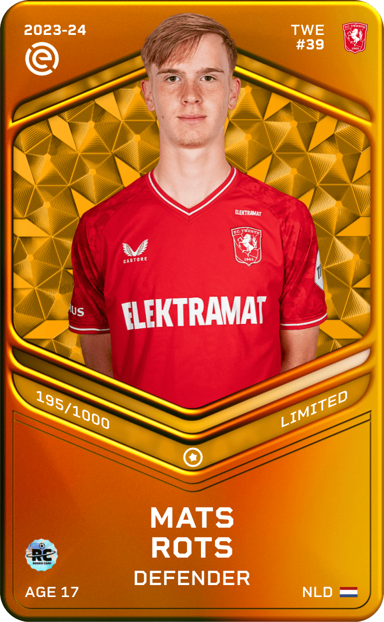 Mats Rots 2023-24 • Limited 195/1000