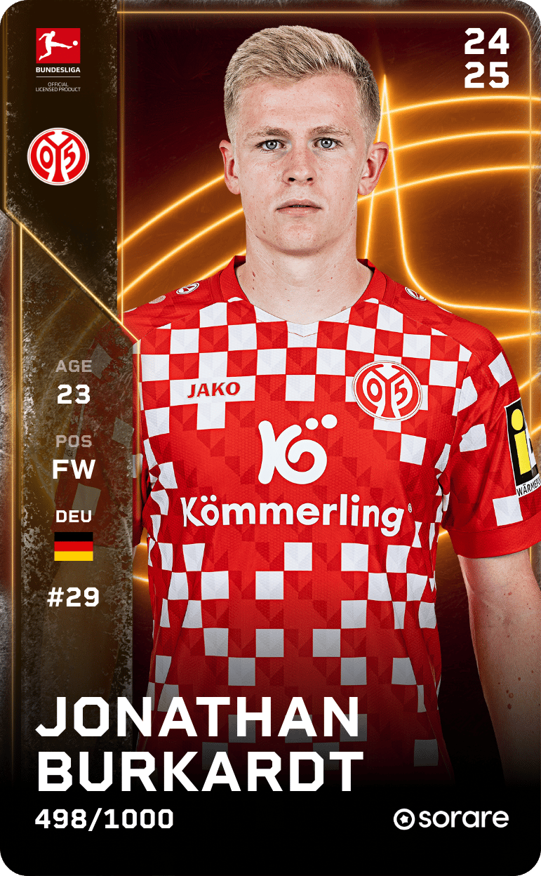 Jonathan Burkardt 2024-25 • Limited 498/1000