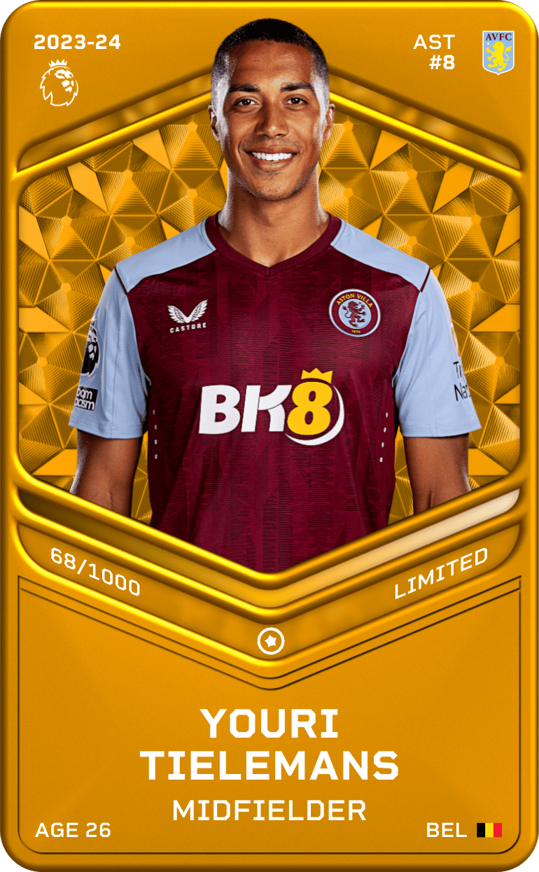 Youri Tielemans 2023-24 • Limited 68/1000