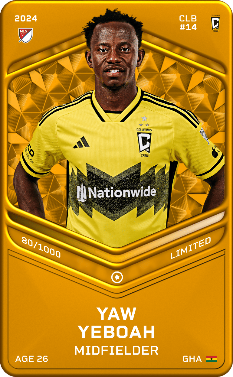 Yaw Yeboah 2024-25 • Limited 80/1000