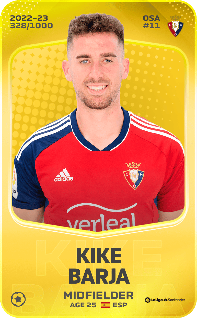 Kike Barja 2022-23 • Limited 328/1000