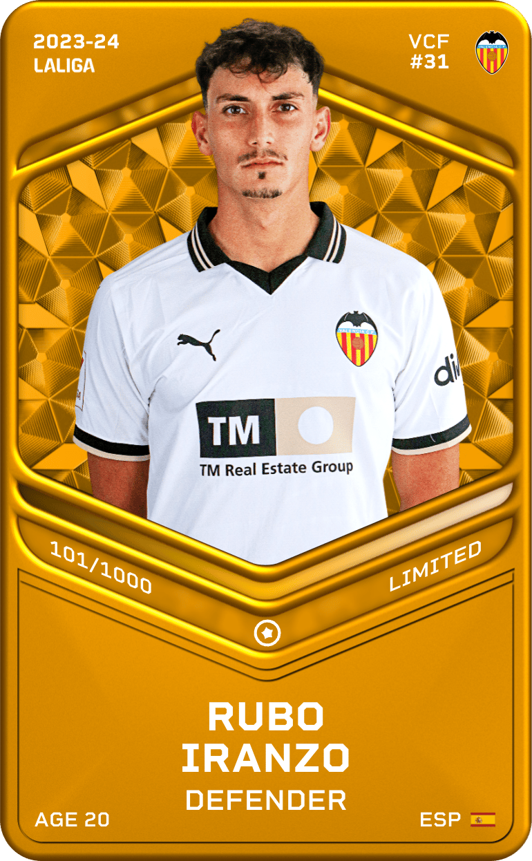 Rubo Iranzo 2023-24 • Limited 101/1000