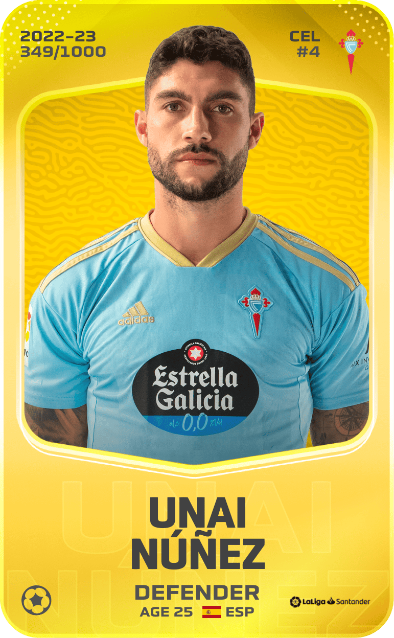 Unai Núñez 2022-23 • Limited 349/1000