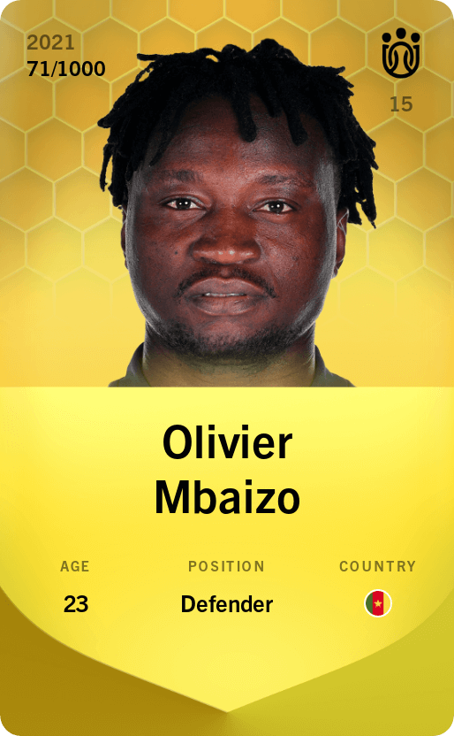 Olivier Mbaizo 2021-22 • Limited 71/1000
