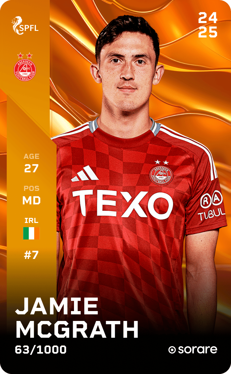 Jamie McGrath 2024-25 • Limited 63/1000