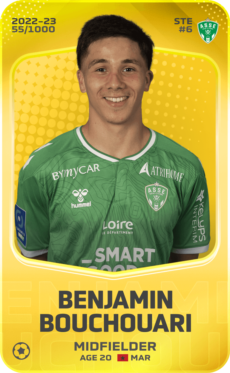 Benjamin Bouchouari 2022-23 • Limited 55/1000