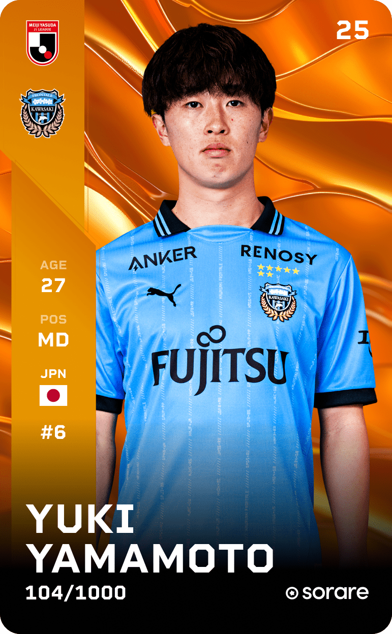 Yuki Yamamoto 2025-26 • Limited 104/1000