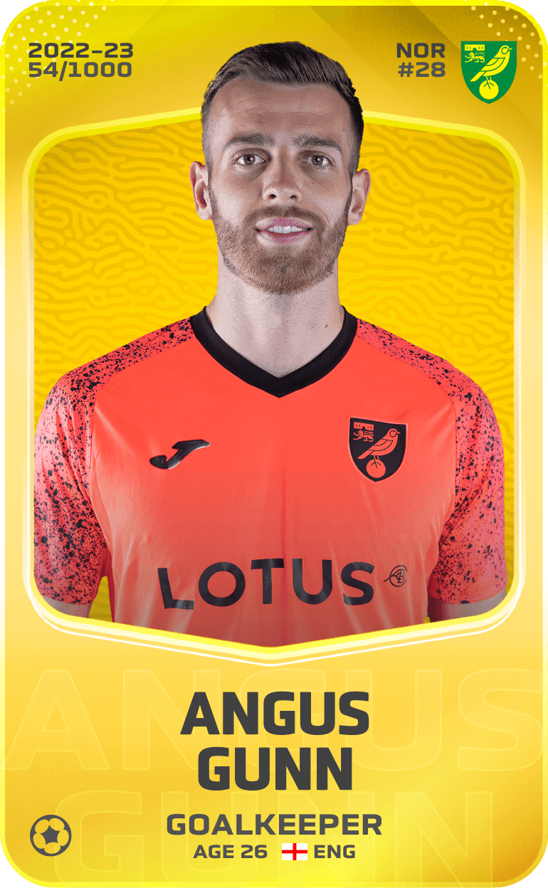 Angus Gunn 2022-23 • Limited 54/1000