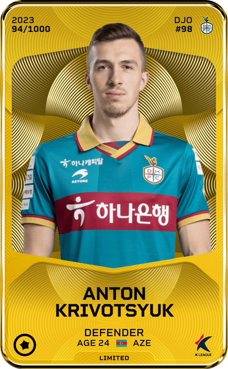 Anton Krivotsyuk 2023-24 • Limited 94/1000