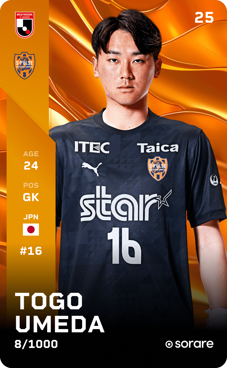 Togo Umeda 2025-26 • Limited 8/1000
