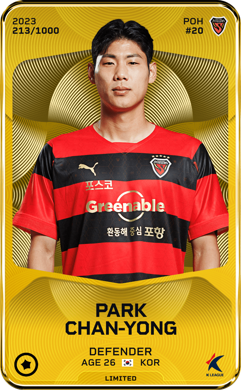 Park Chan-Yong 2023-24 • Limited 213/1000