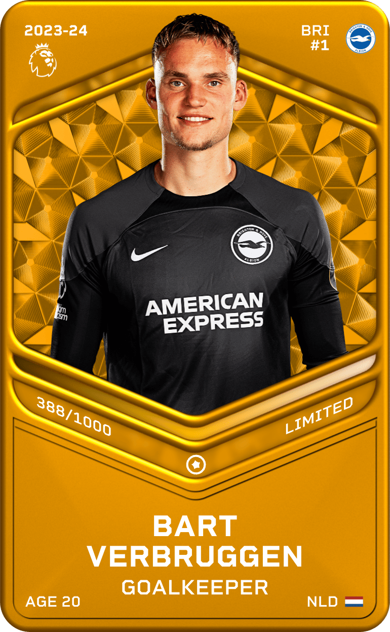 Bart Verbruggen 2023-24 • Limited 388/1000