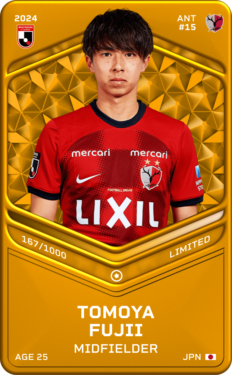 Tomoya Fujii 2024-25 • Limited 167/1000