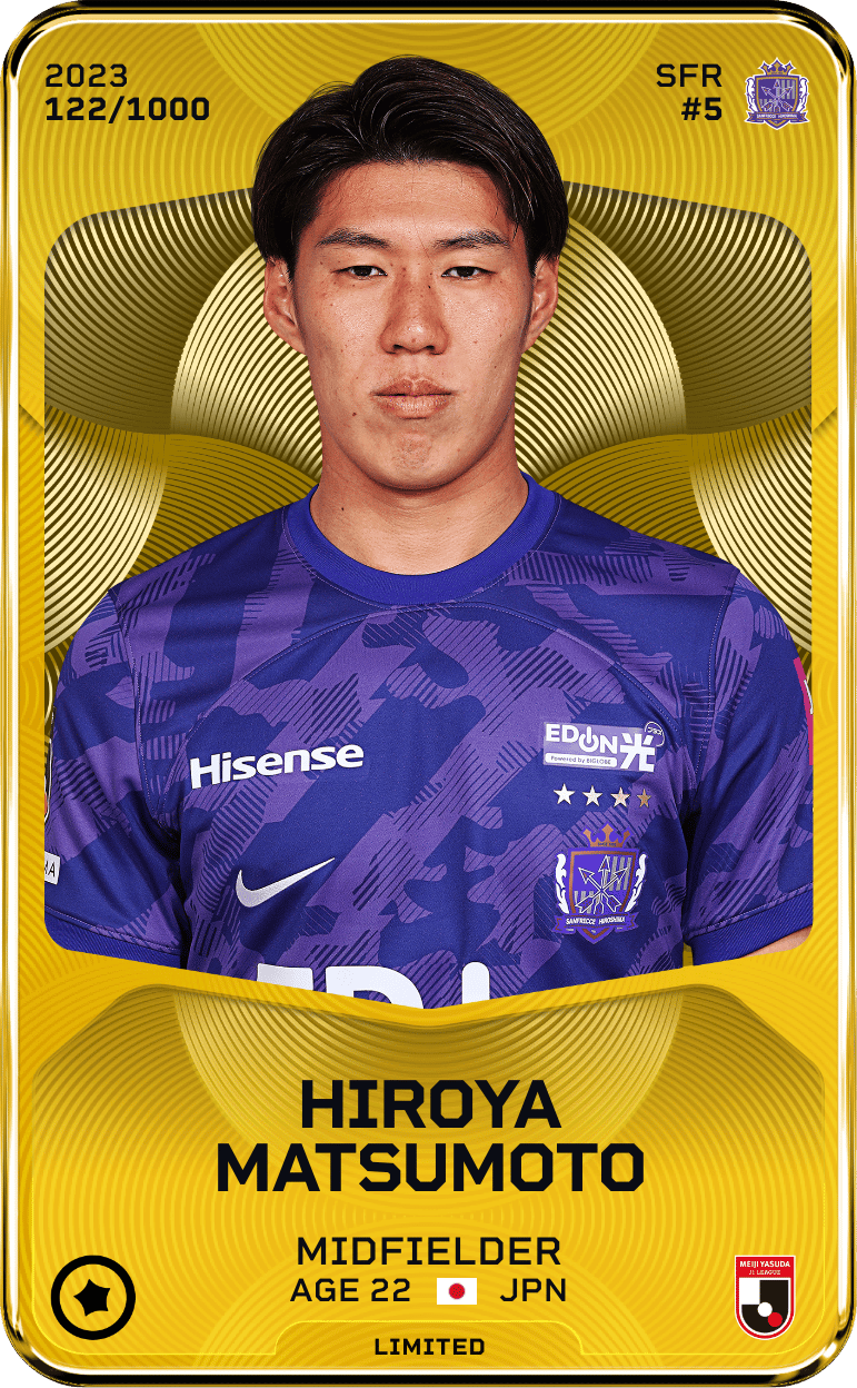 Hiroya Matsumoto 2023-24 • Limited 122/1000