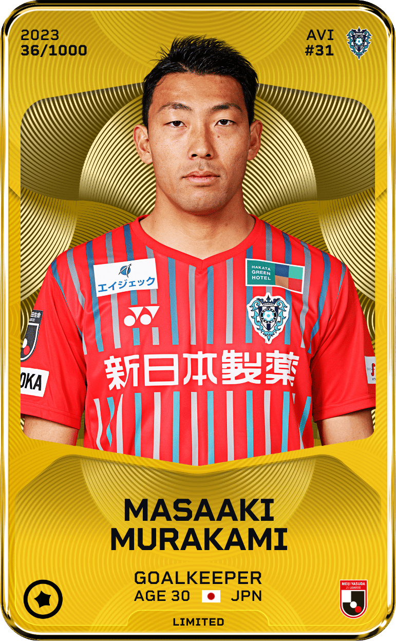 Masaaki Murakami 2023-24 • Limited 36/1000