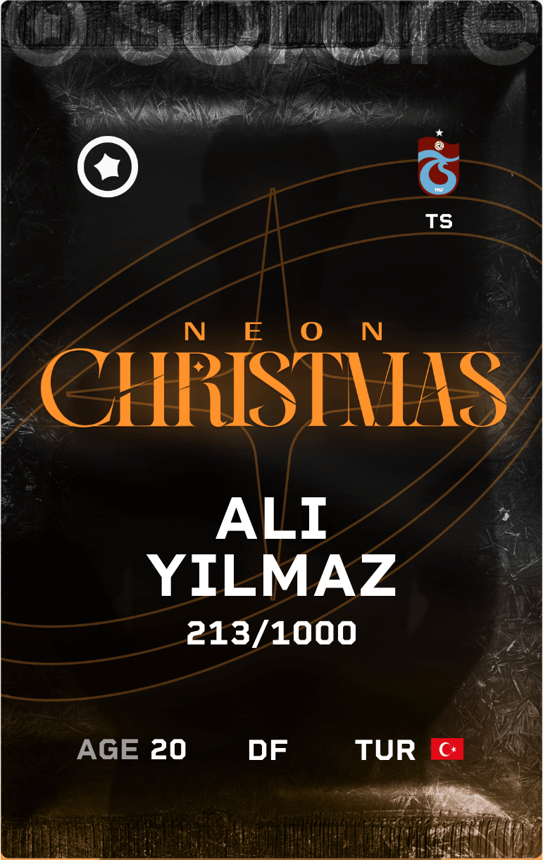 Ali Yılmaz 2024-25 • Limited 213/1000