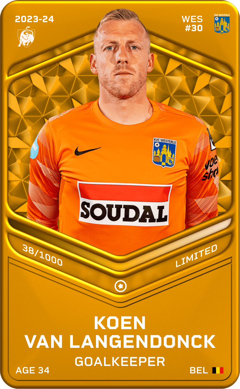 Koen Van Langendonck 2023-24 • Limited 38/1000