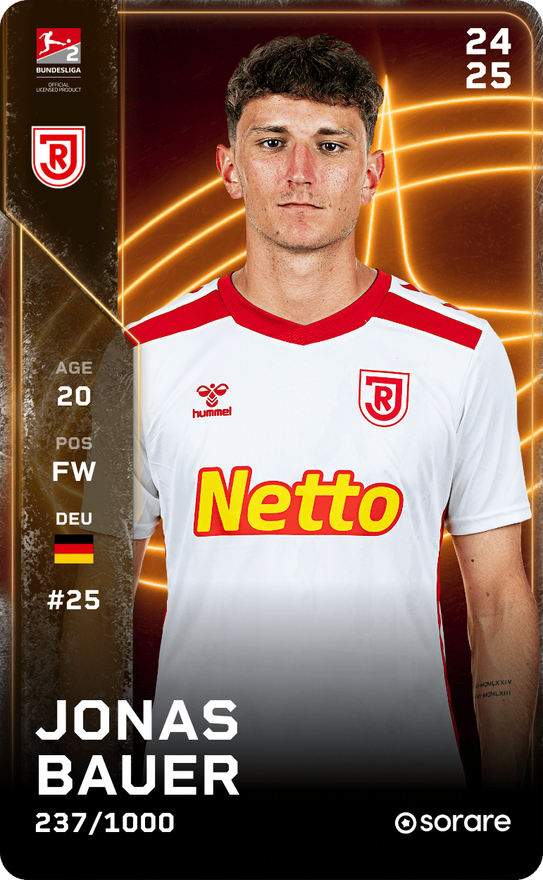Jonas Bauer 2024-25 • Limited 237/1000