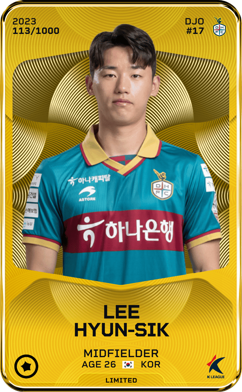 Lee Hyun-Sik 2023-24 • Limited 113/1000