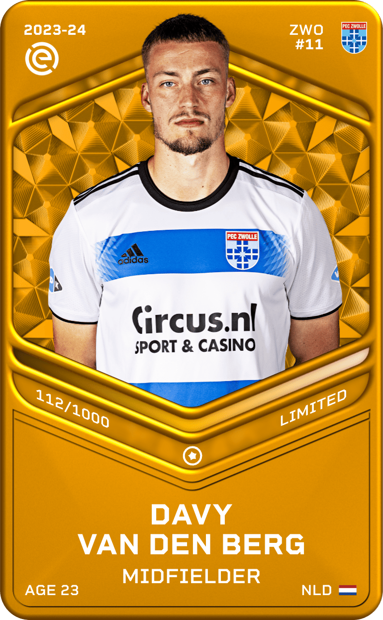 Davy van den Berg 2023-24 • Limited 112/1000