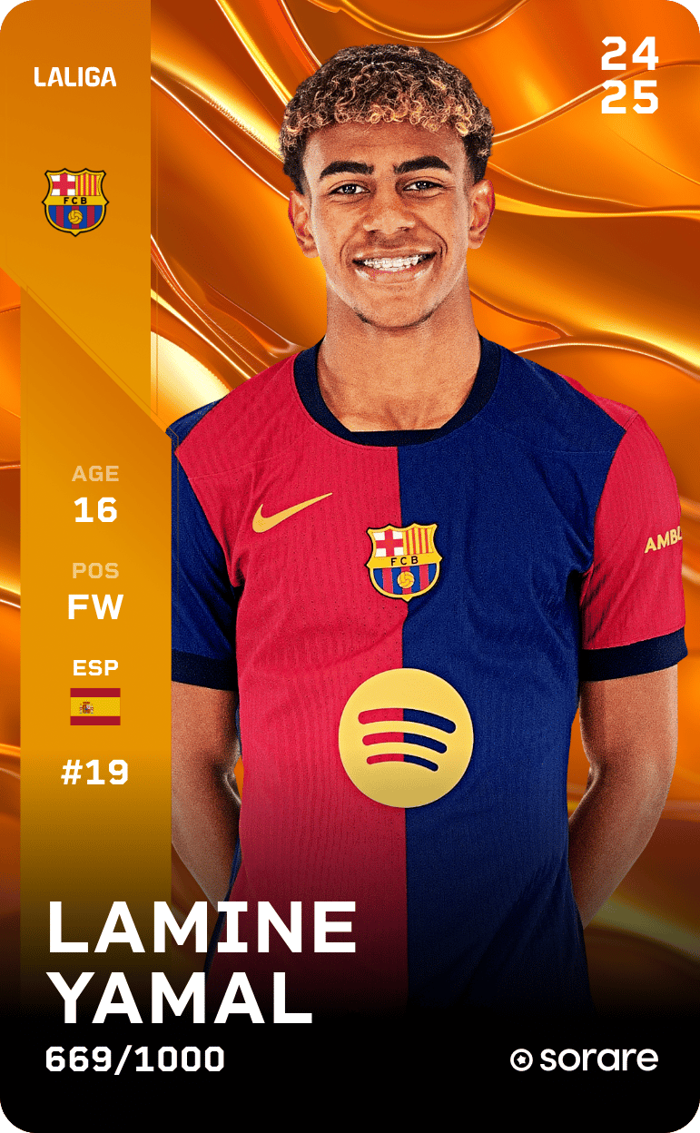 Lamine Yamal 2024-25 • Limited 669/1000