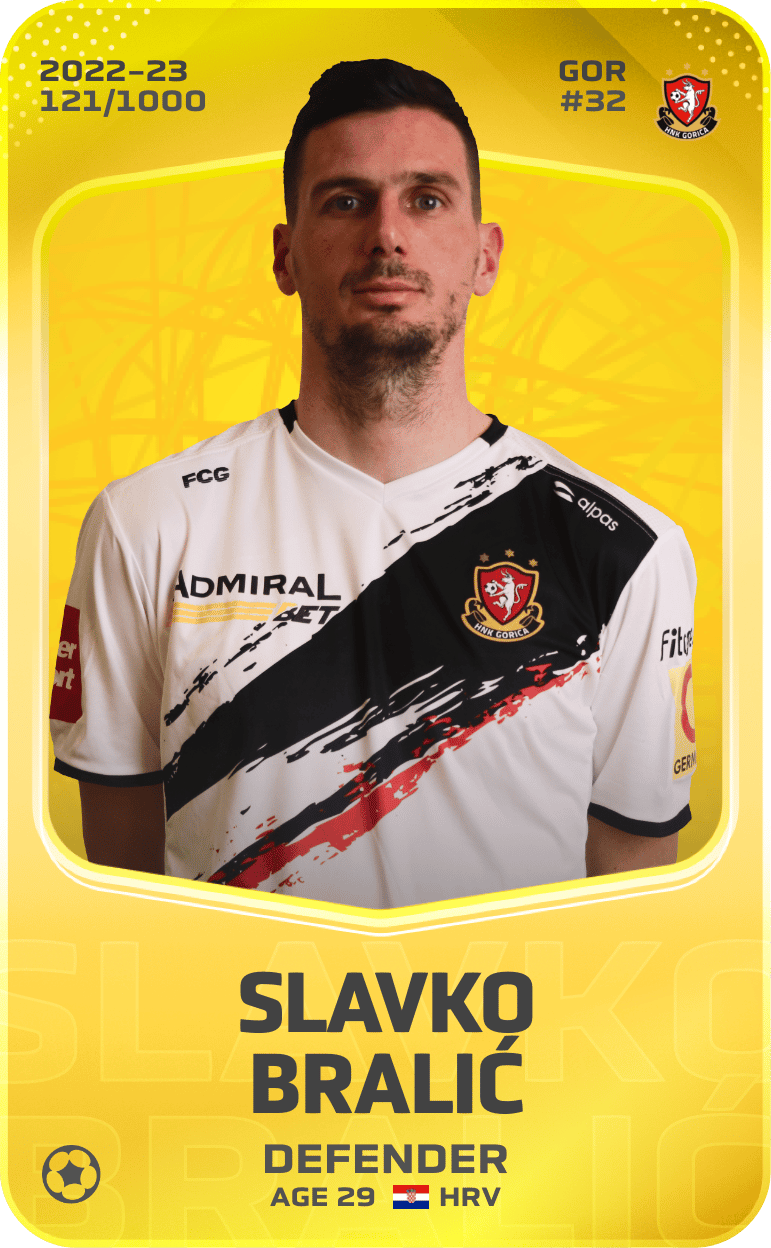 Slavko Bralić 2022-23 • Limited 121/1000