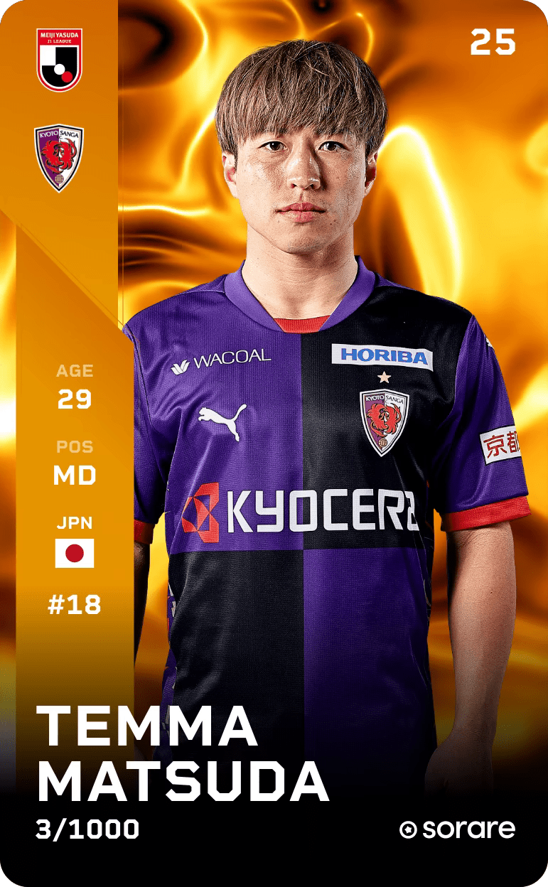 Temma Matsuda 2025-26 • Limited 3/1000
