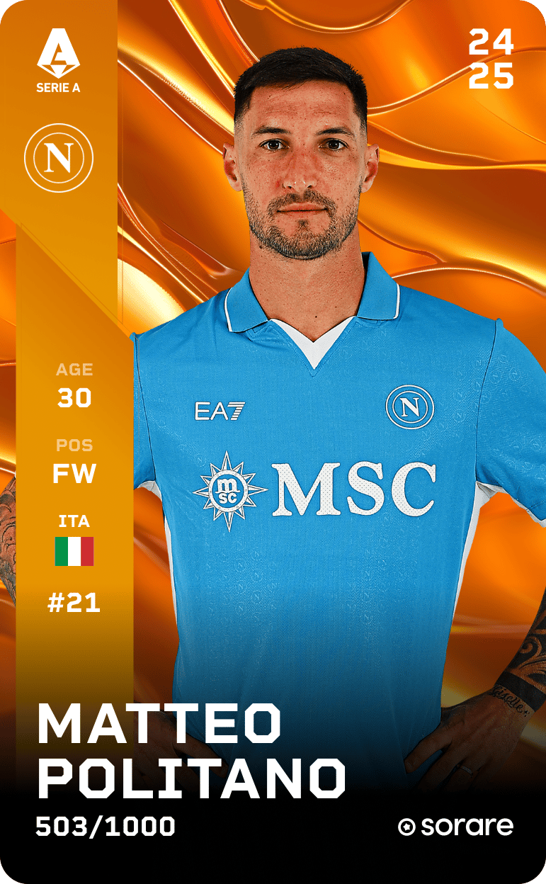 Matteo Politano 2024-25 • Limited 503/1000