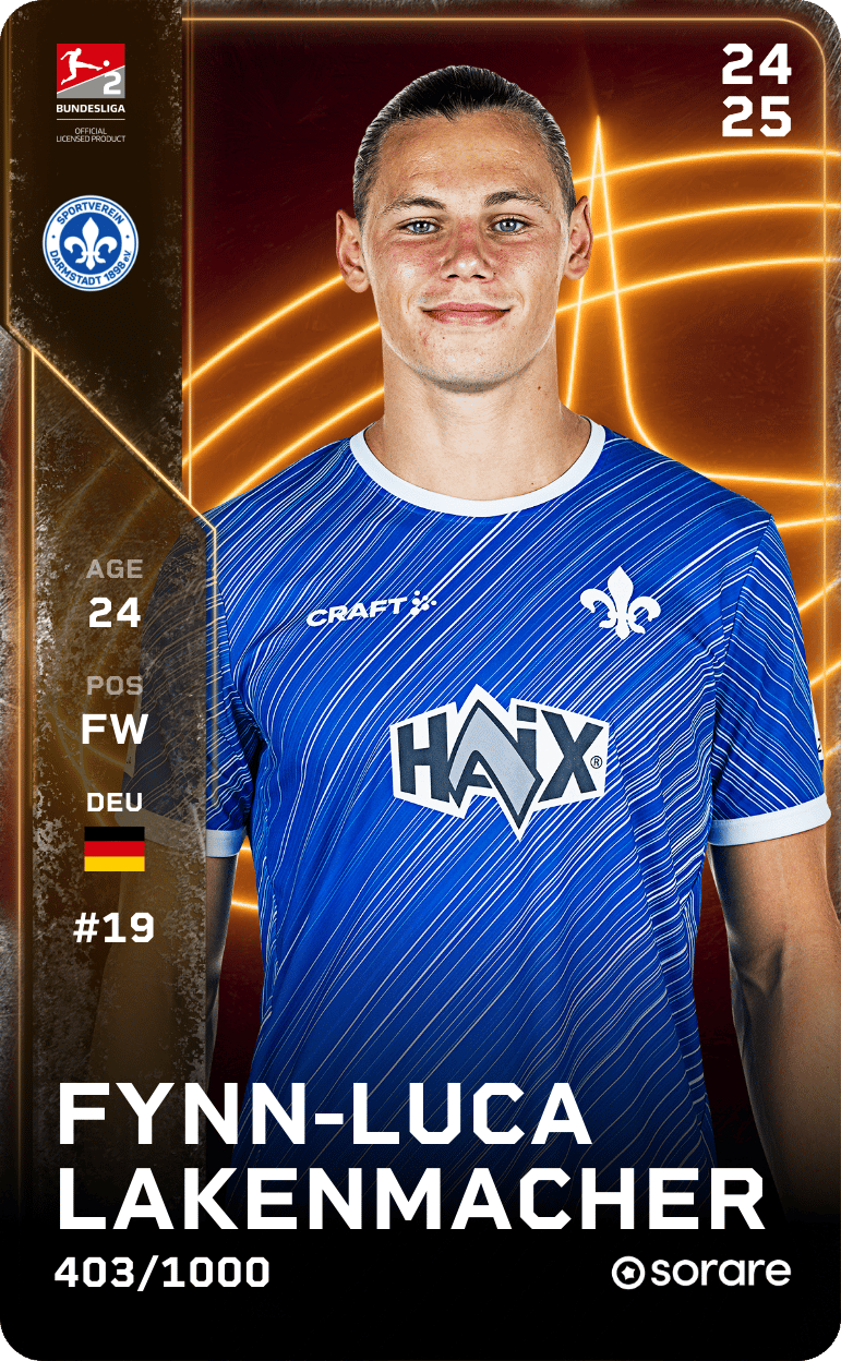 Fynn-Luca Lakenmacher 2024-25 • Limited 403/1000